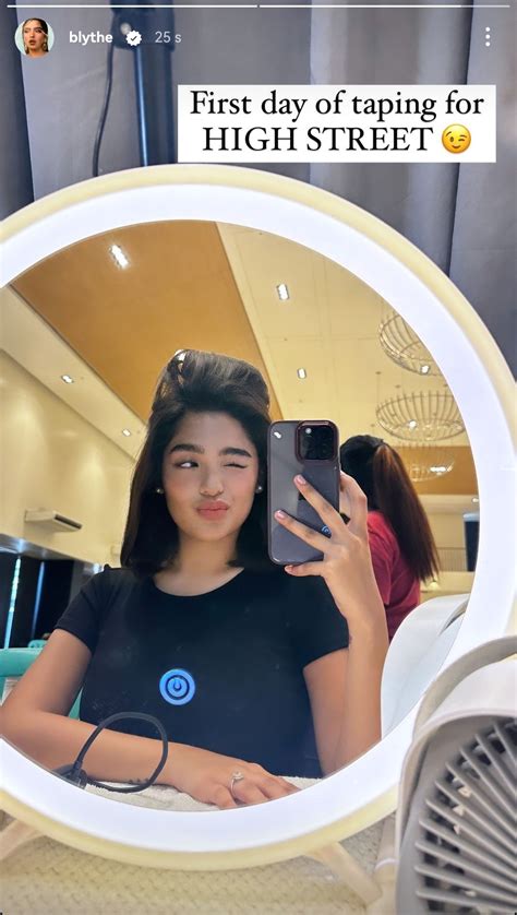 Andrea Brillantes starts taping for 'High Street' .